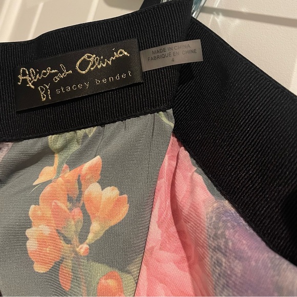 Alice + Olivia Yvonne Floral Maxi Gown Skirt - Picture 4 of 10